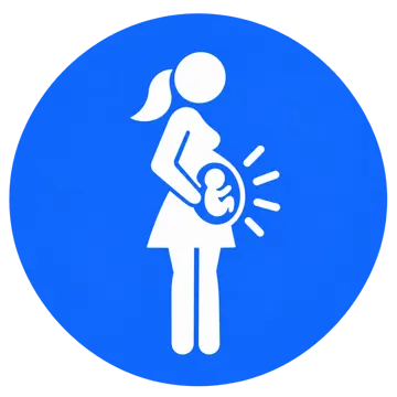 Pregnantwomanpictogrambadge